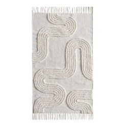 ARTIC WAVY LINE IVORY 27X45