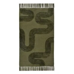 ARTIC WAVY LINE OLIVE 27X45