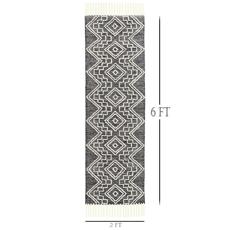 (B711) Honeybloom Grey Runner, 2x6 - Image 4