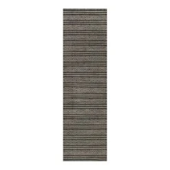 (B723) Honeybloom Neutral Flatweave Runner, 2x7
