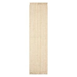 (B795) Fairfax Natural Jute Runner, 2x7
