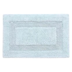 Blue Spa Cotton Bath Mat, 20x30