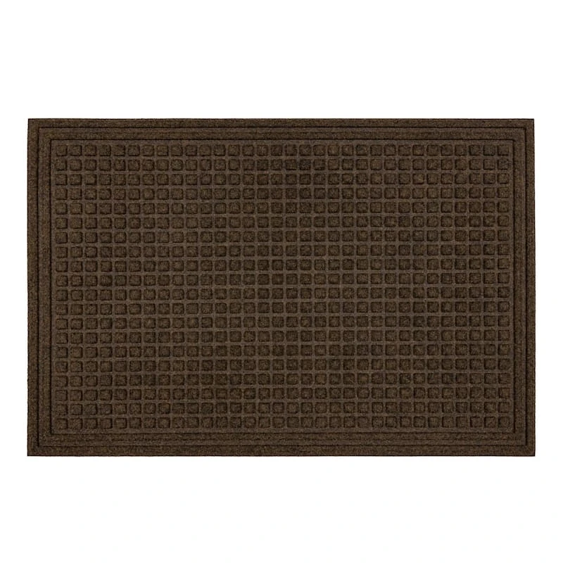 Brown Waffle Impressions Doormat, 24x36