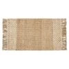 Callie Jute Natural & Ivory Accent Rug, 27x45