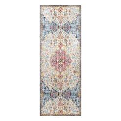 Cameron Red & Blue Runner Rug, 22x59