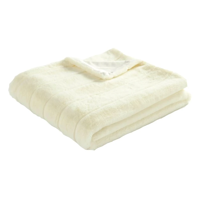 Crosby St Kate White Fur Throw 50X60