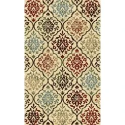 (D442) Oriental Ogee Floral Design Runner, 2x7