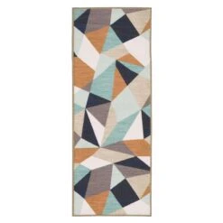 (D545) Mint Julep Geo Runner, 2x5