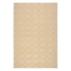 (D550) Sparta Tan Tufted Accent Rug, 4x6