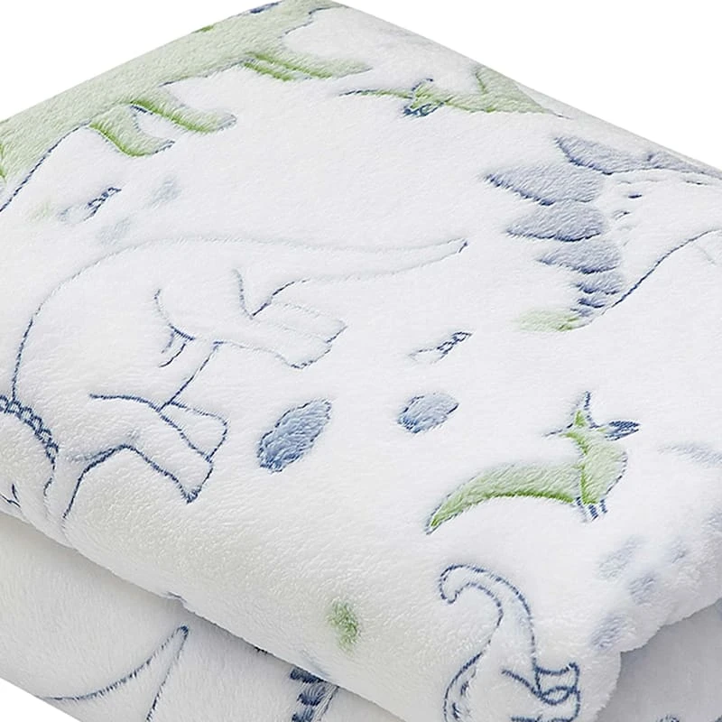 Dinosaur Glow In The Dark Throw Blanket, 50x60 - Image 4