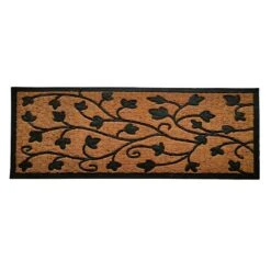 Double Door Leaf Coir Mat, 18x48