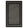 (E472) Providence Carlo Black & Grey Border Accent Rug, 3x5