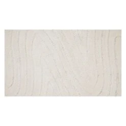 Mac White Accent Rug, 27x45