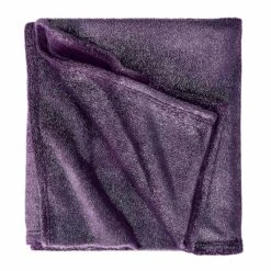 Navy Glittered Plush Throw Blanket, 50x60