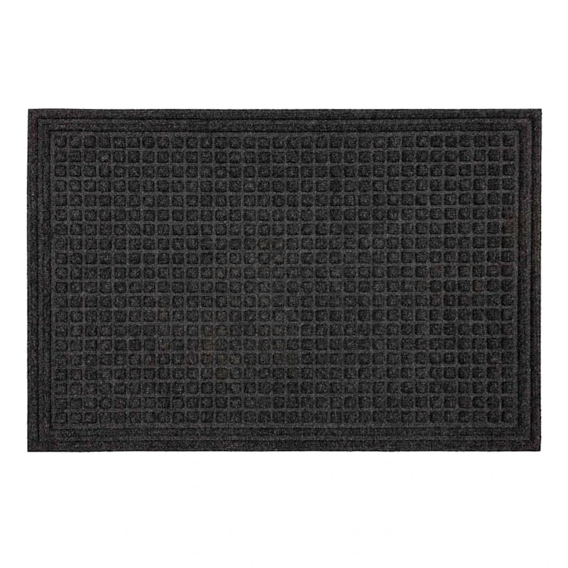 Onyx Waffle Impressions Doormat, 36x48
