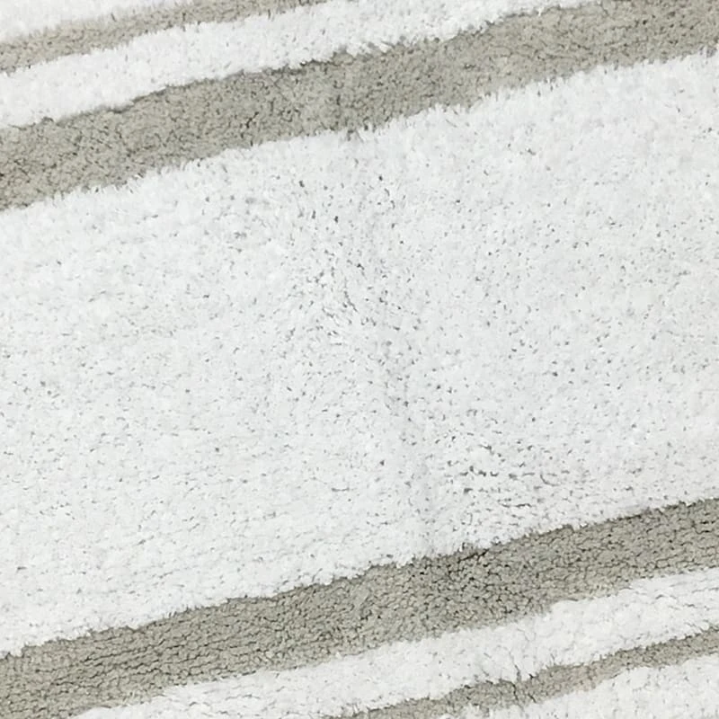 Providence White & Grey Hotel Bath Rug, 20x30 - Image 2