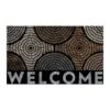 Radiant Sunburst Recycled Rubber Welcome Doormat, 18x30