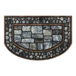 Serene Granite Recycled Rubber Doormat, 23x35