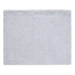 Solid Grey Shag Throw Blanket, 50x60