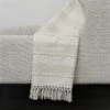 Ty Pennington Ivory Avery Tufted Throw Blanket, 50x60