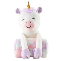 Unicorn Huggable With Throw