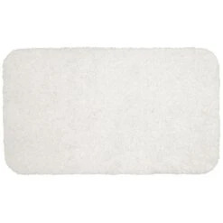 White Nylon Bath Mat, 20x34