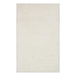White Vale Faux Fur Accent Rug, 2x3