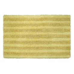 Yellow Tufted Bath Mat, 21x34